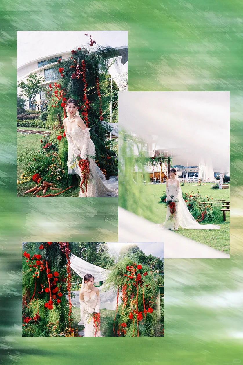 📷婚礼美照试试排版发朋友圈❗️附背景素材✨