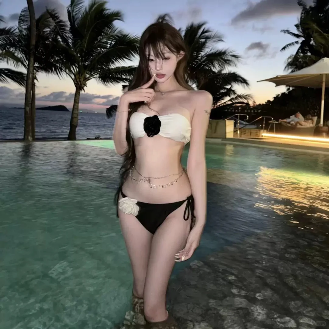 海边度假穿搭👙纯欲风比基尼