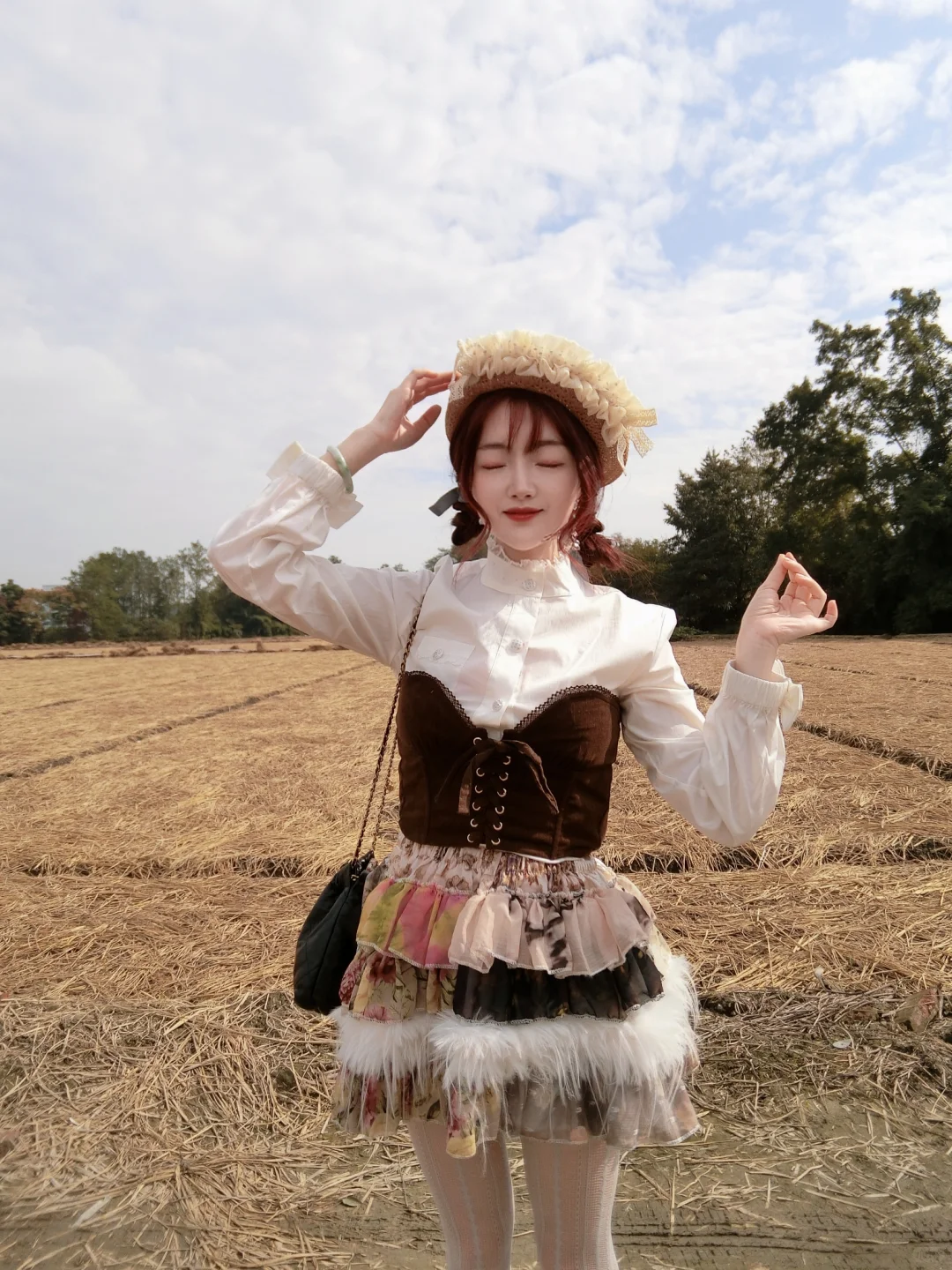 Romanceofgirl 龙心福袋27|棕色胸衣