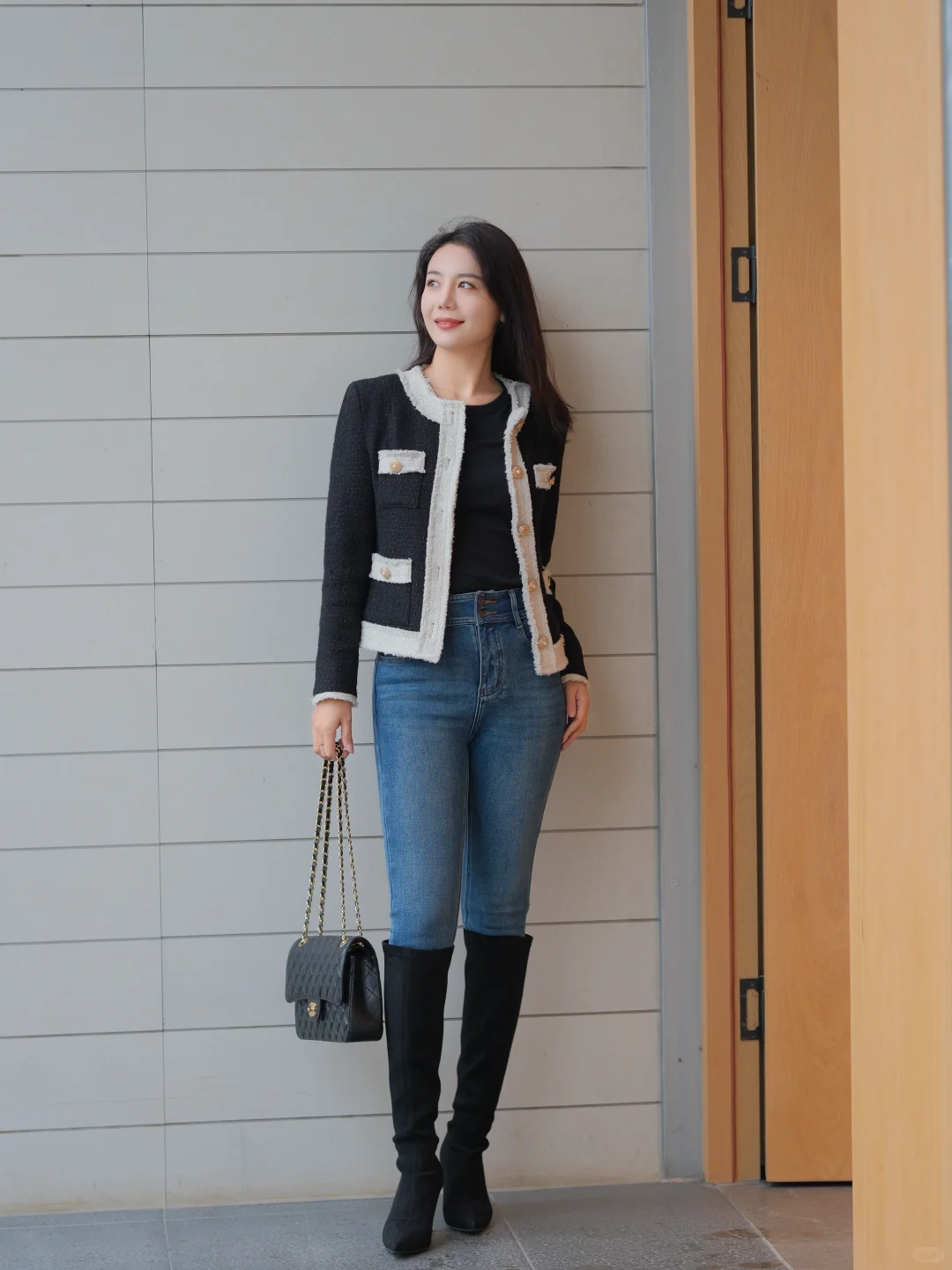 168cm52kg小脚裤➕长靴yyds