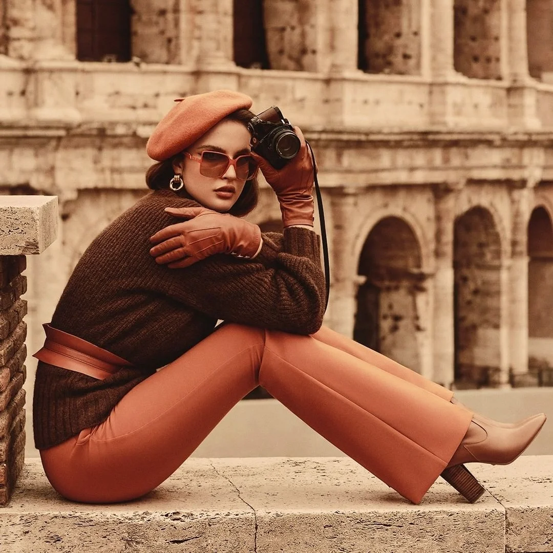 复古审美积累|周末和杂志学穿搭 拍照📸