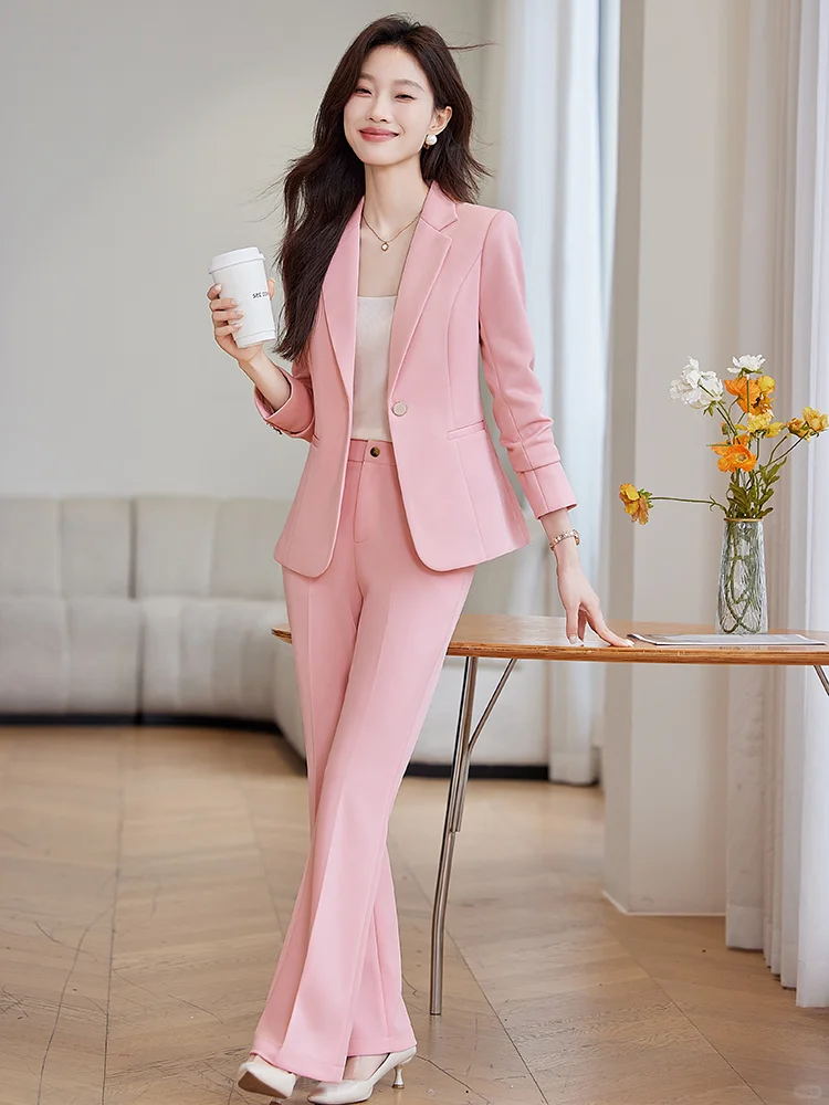 韩系时尚气质女神范西装套装