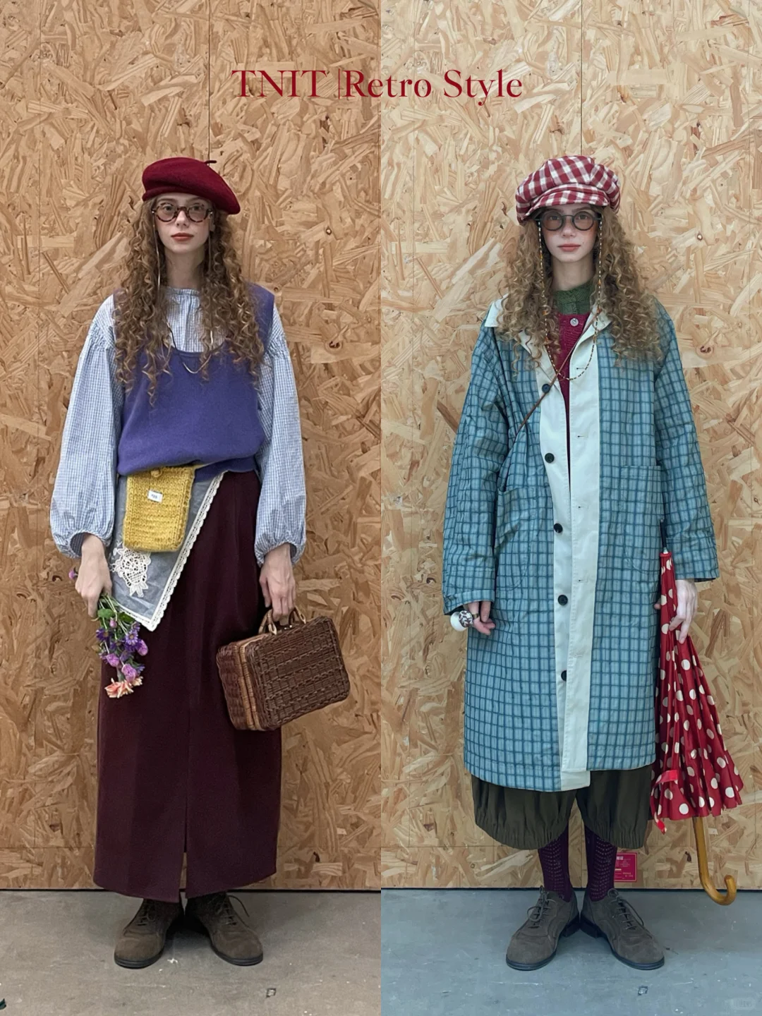 秋日彩虹系复古撞色穿搭|36套色彩LOOKBOOK