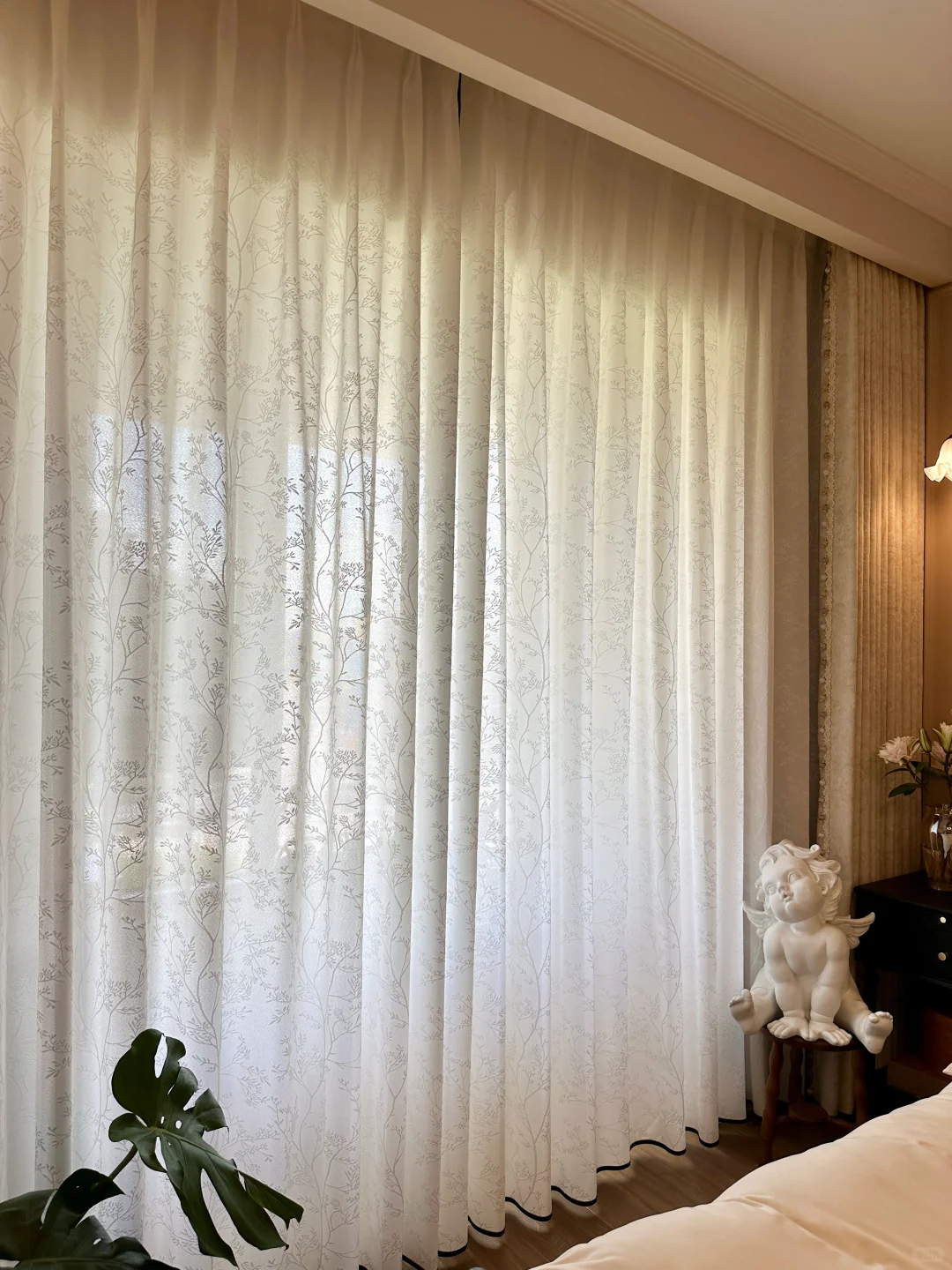 窗帘搭配思路✨法式复古风卧室氛围感拉满