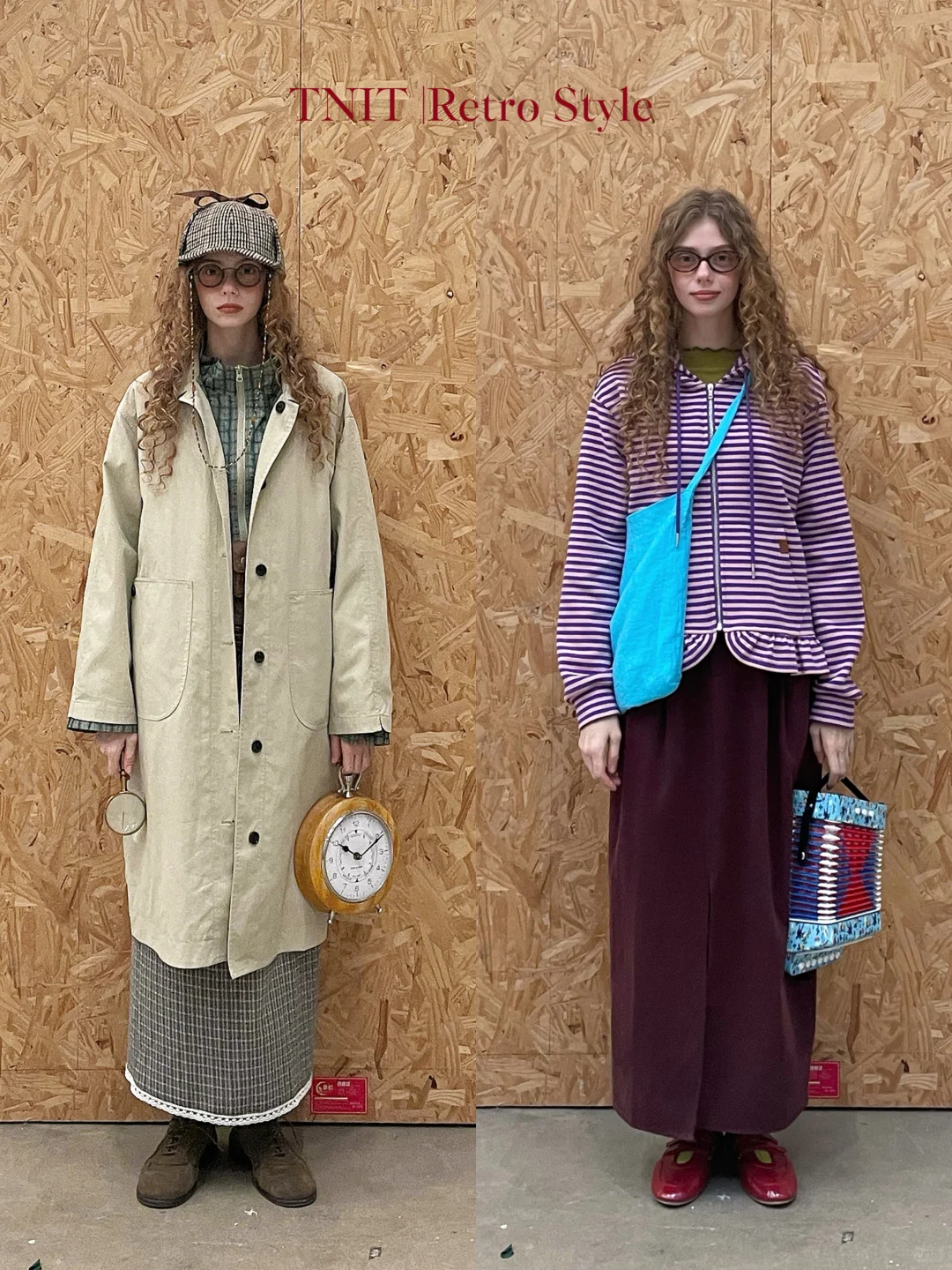 秋日彩虹系复古撞色穿搭|36套色彩LOOKBOOK