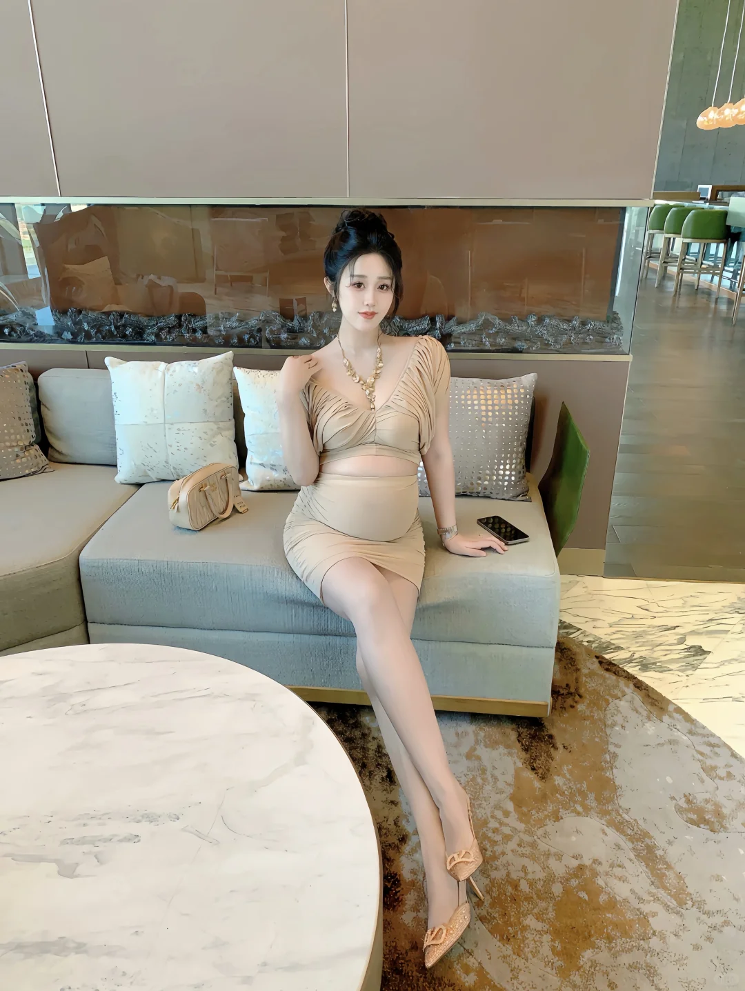 肚子越大 越喜欢穿紧身裙