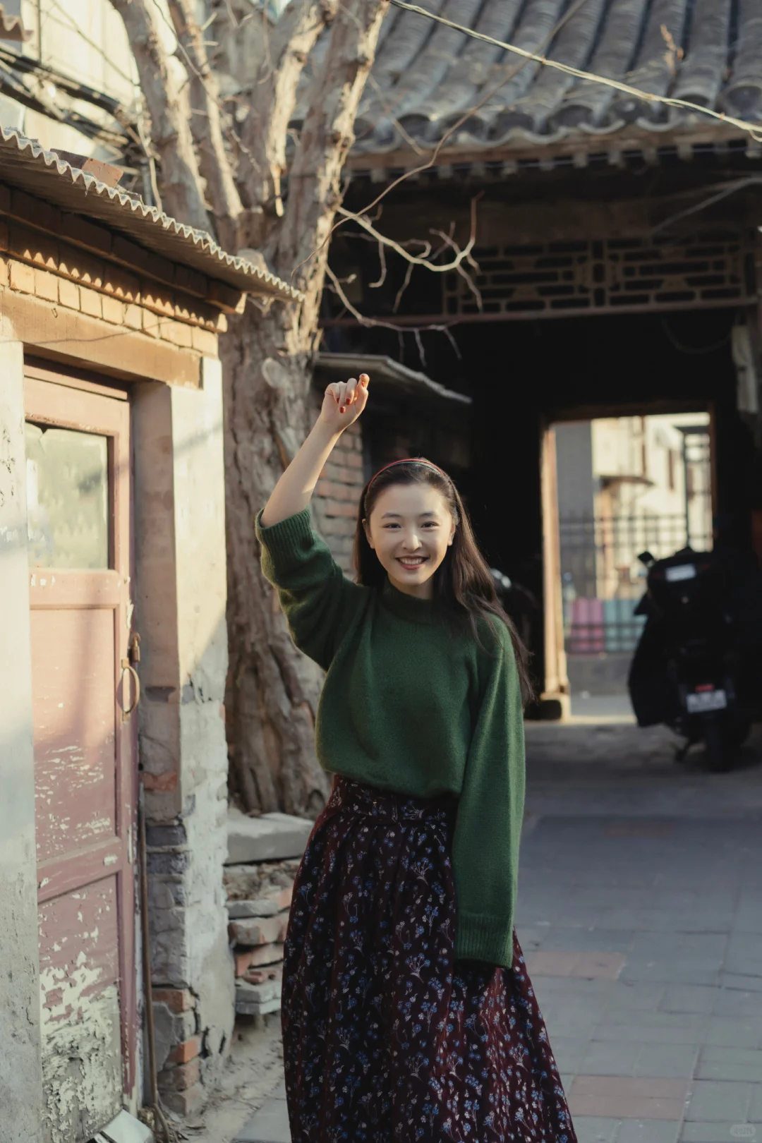 吴倩最新写真—秋天、黄昏 、素颜——
