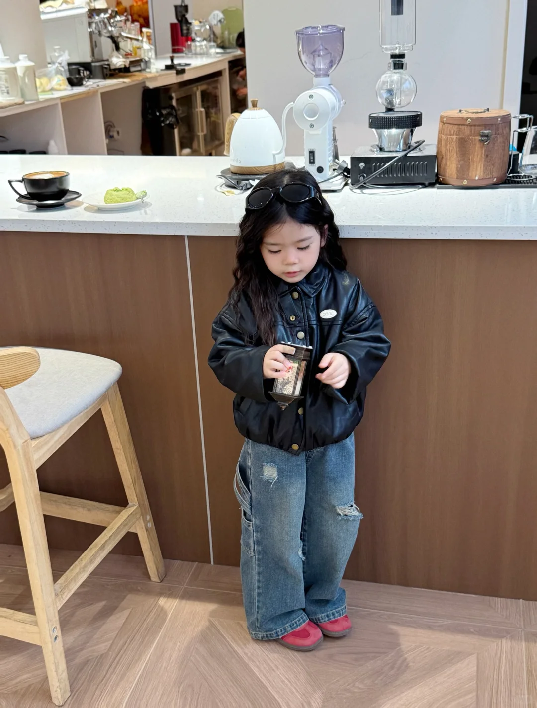 秋天和皮衣真的绝配