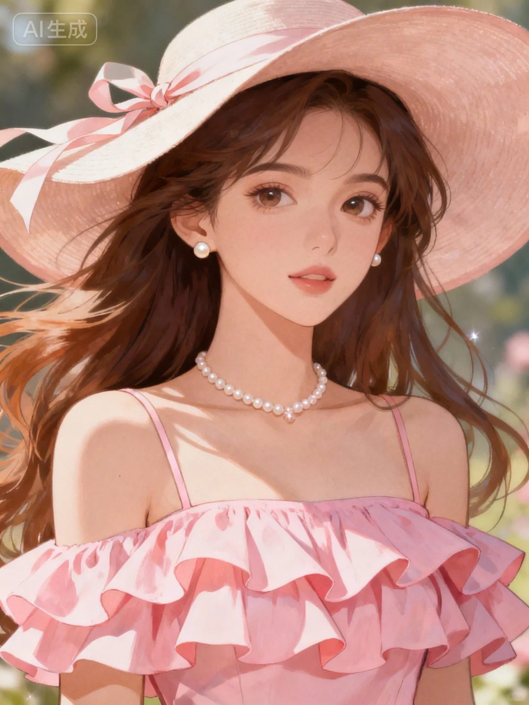 夏日的风,吹来了她的温柔与甜美