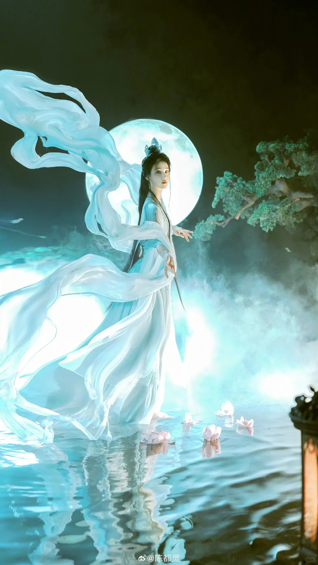 陈都灵的这组玉面观音写真绝啦!