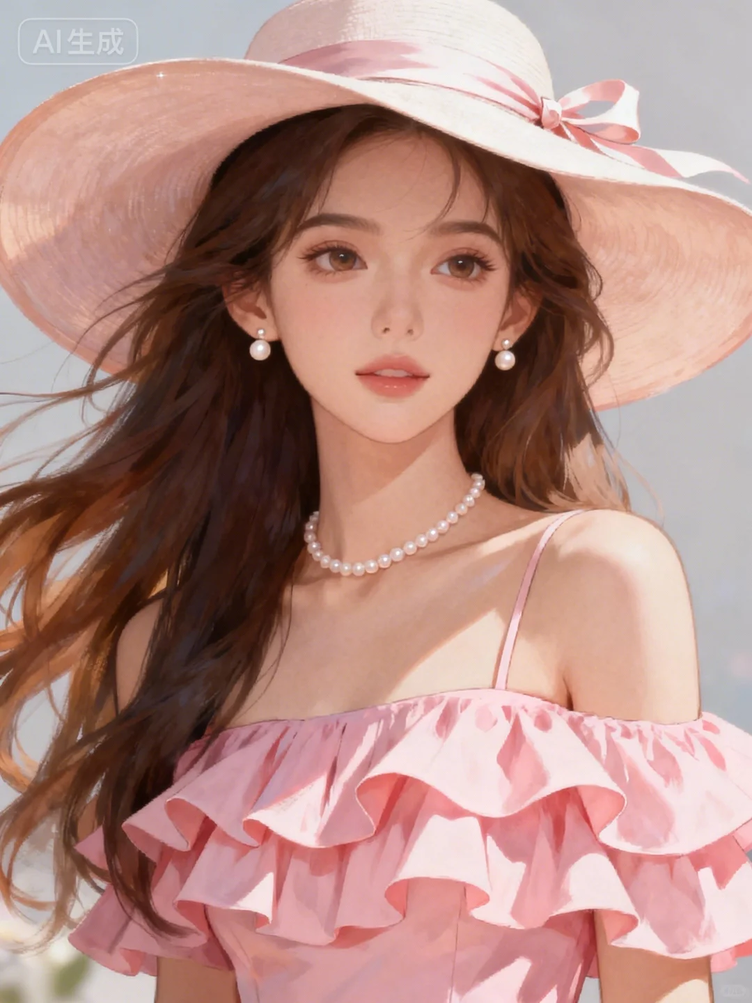 夏日的风,吹来了她的温柔与甜美