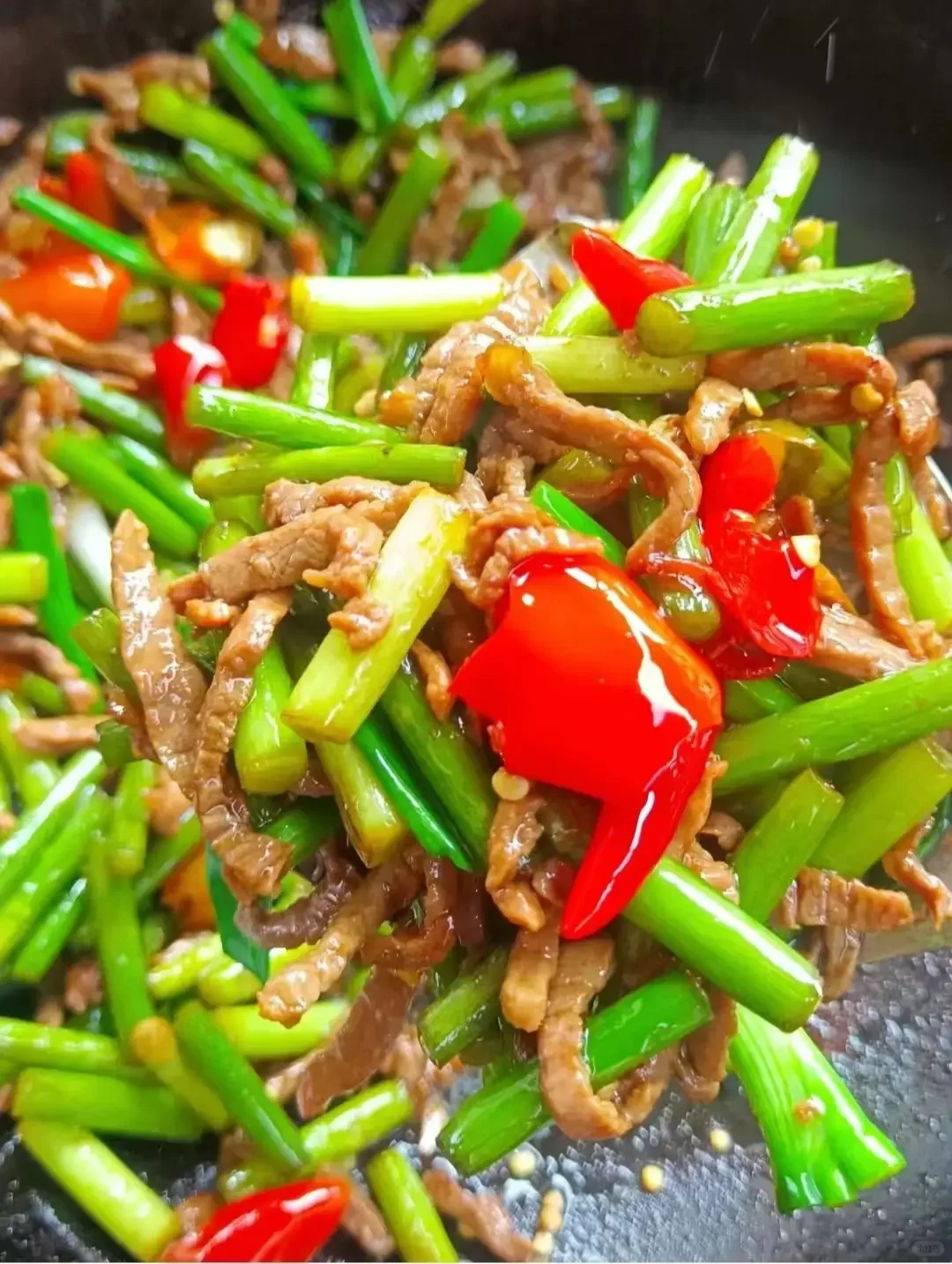 蒜薹炒肉丝