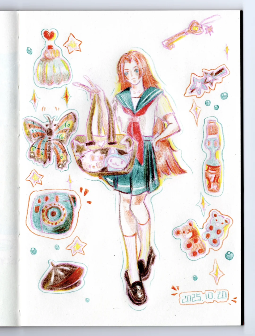 【我的秋日画册】🍬|是元气美少女呀