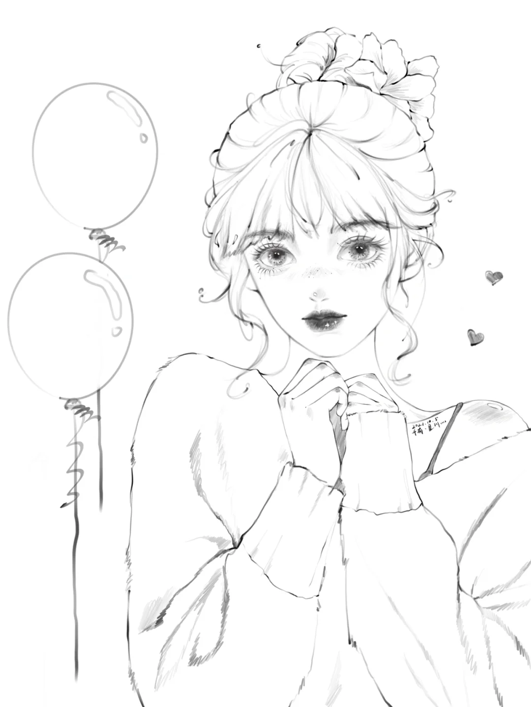 我的线稿,喜欢吗?