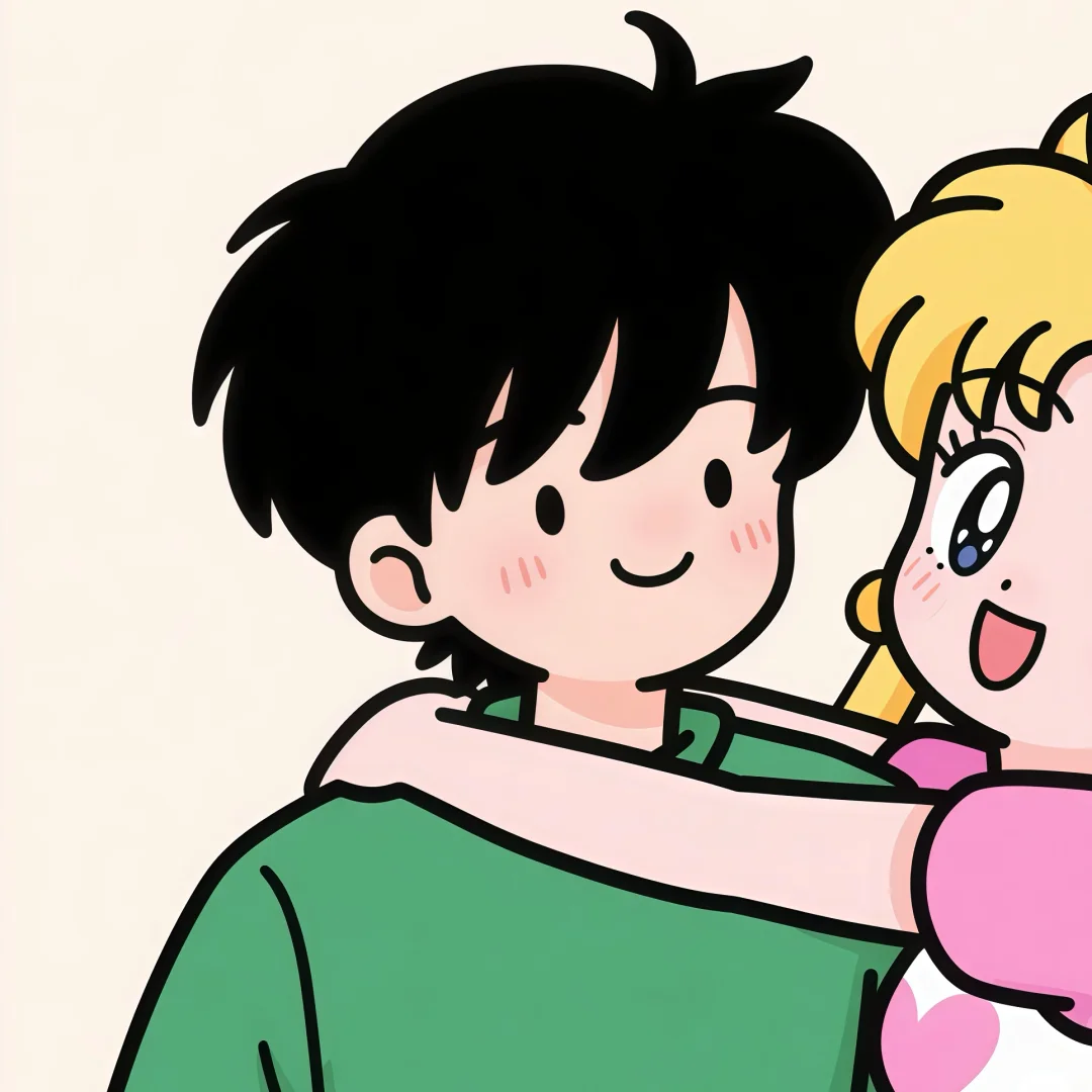 你你你你和你对象都快用这个头像!超甜情头!