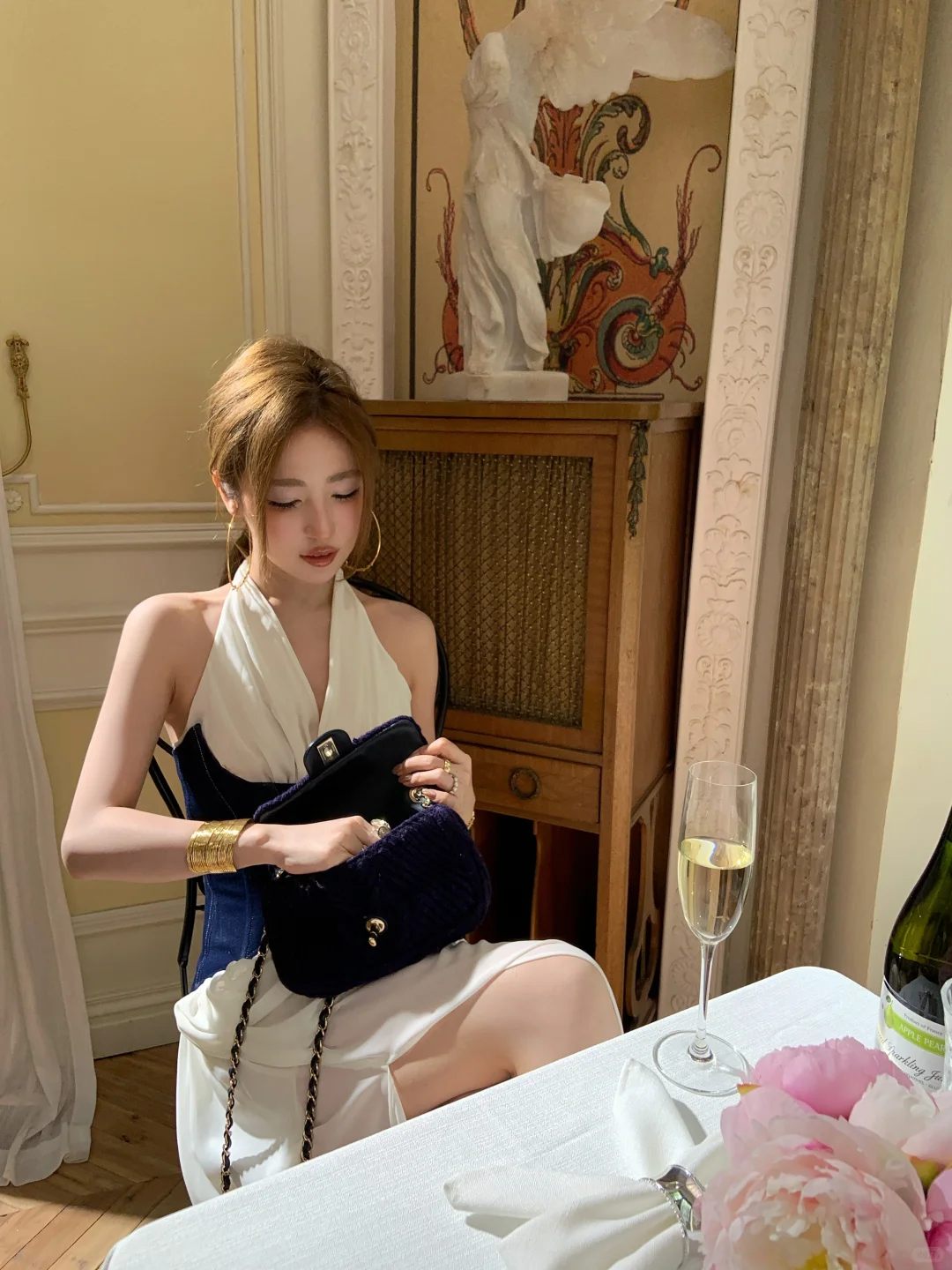 经济上行的美｜腰封连衣裙🤍