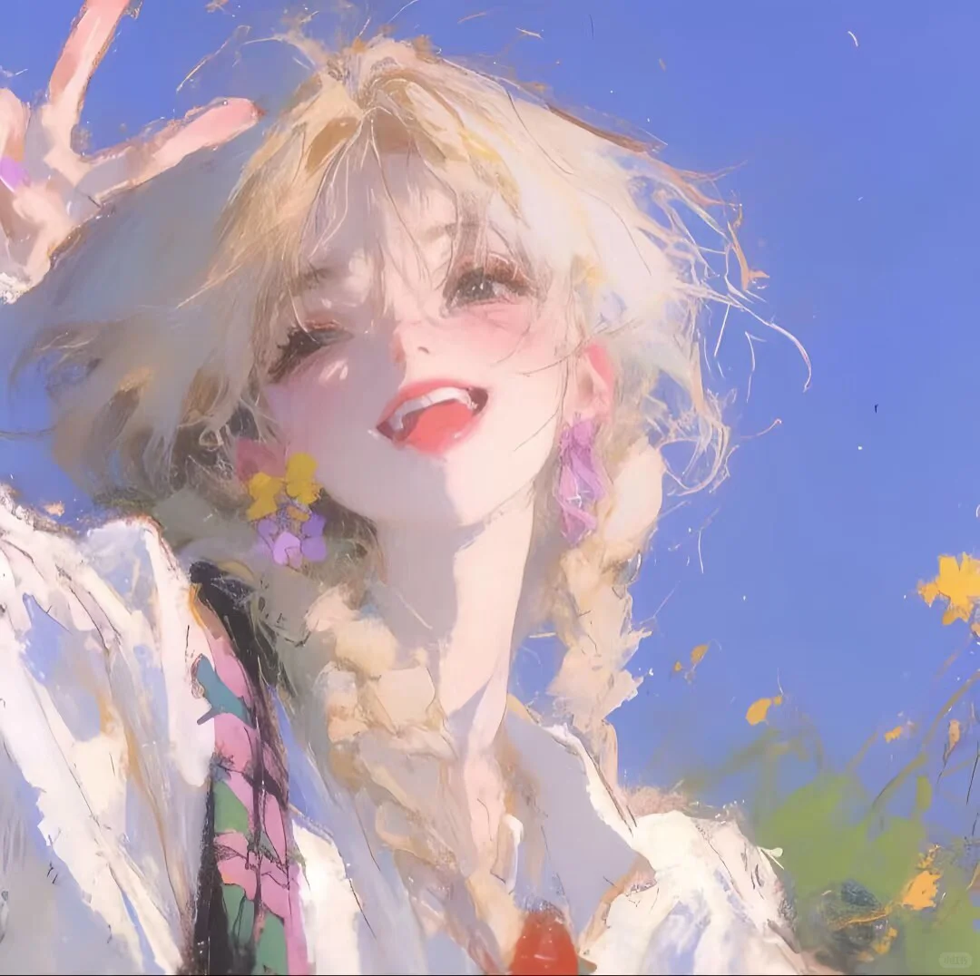 wechat/油画风少女感女头