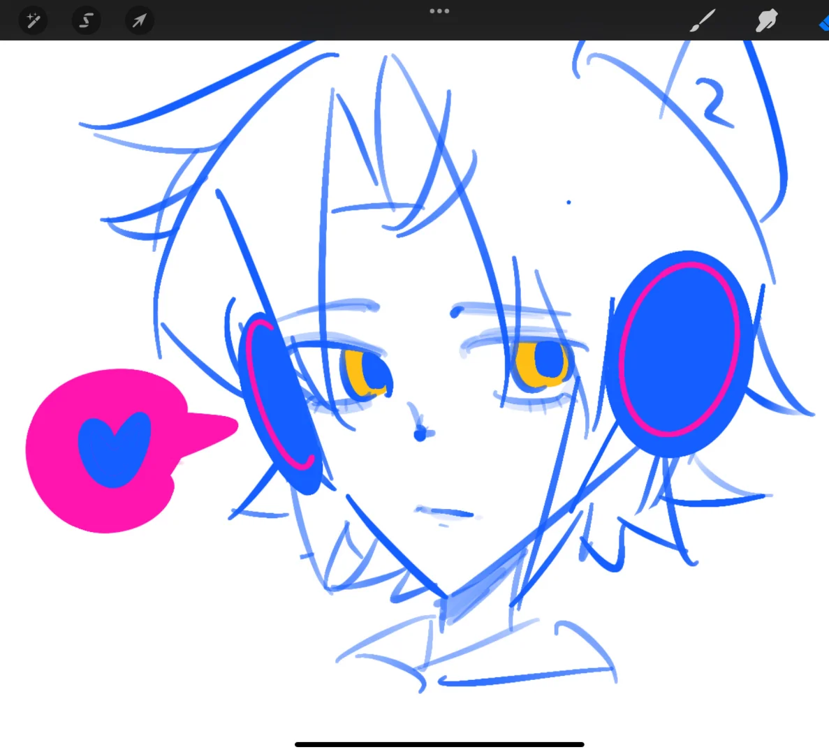 想画浓眉大眼男 不兑怎么画成女孩子了