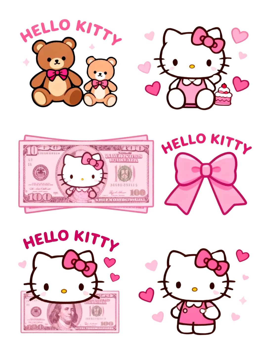 凯蒂猫表情包素材~