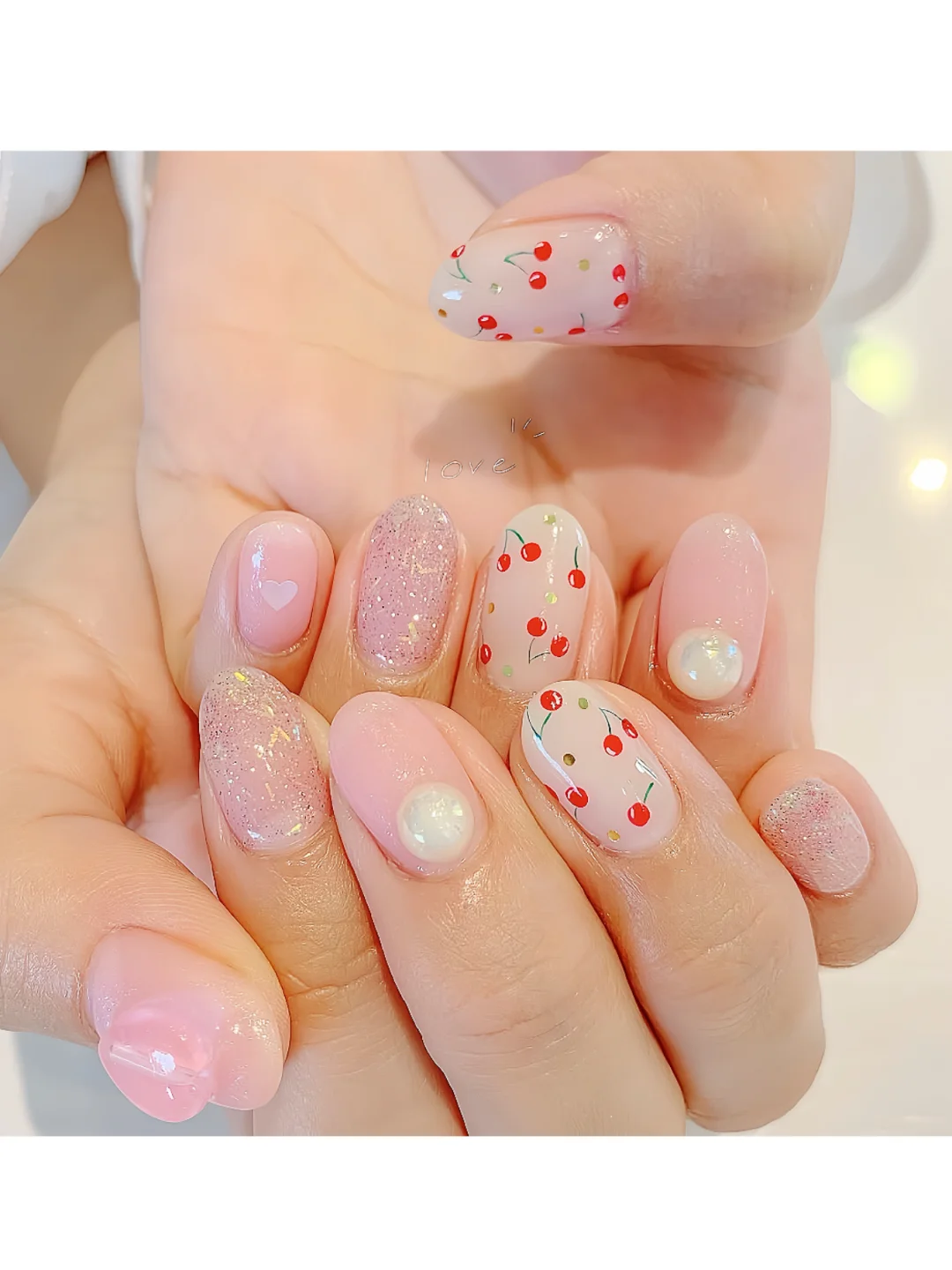 秋冬美甲怎么选💅🏻|甜妹少女感樱桃美甲🍒