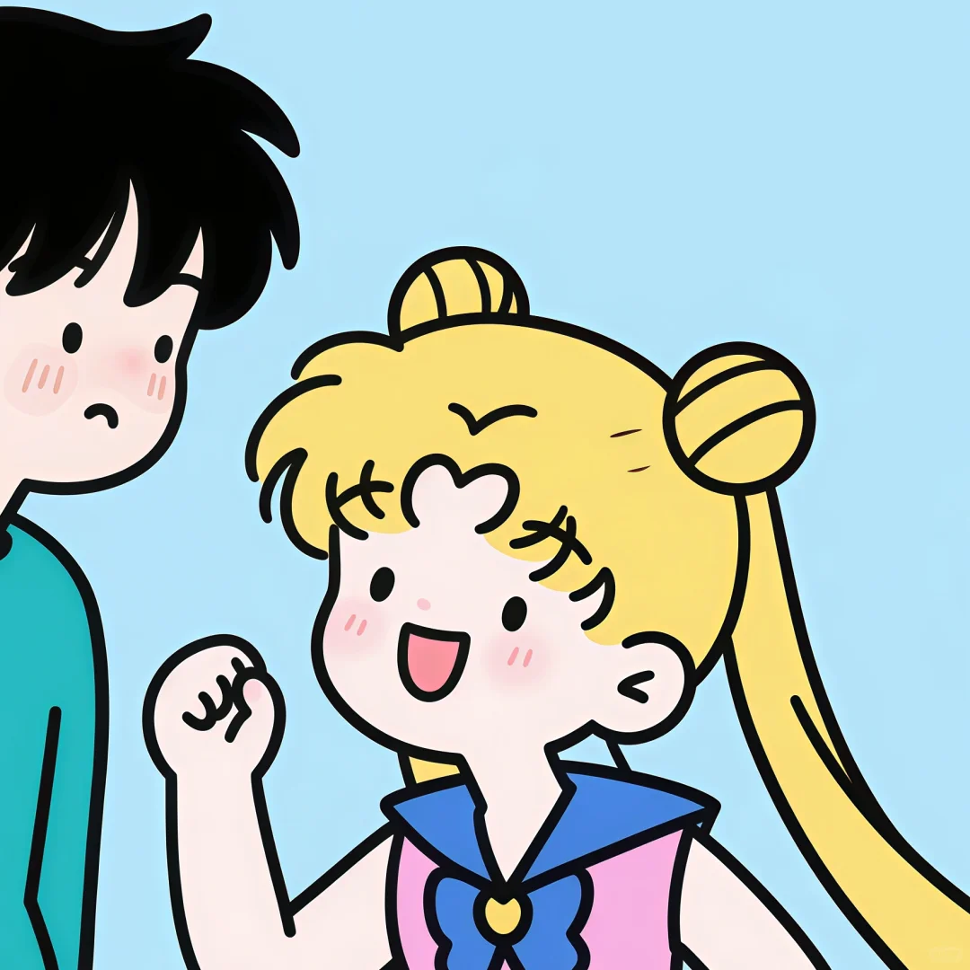 你你你你和你对象都快用这个头像!超甜情头!