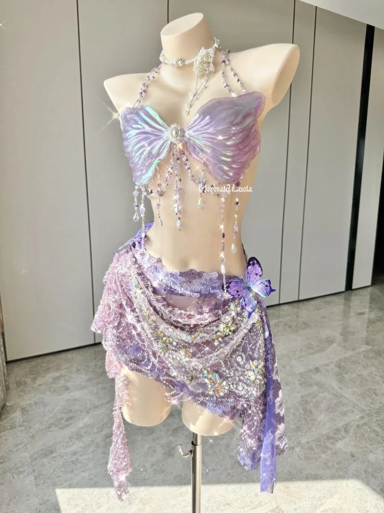 美人鱼去开演唱会穿哪套好呢?