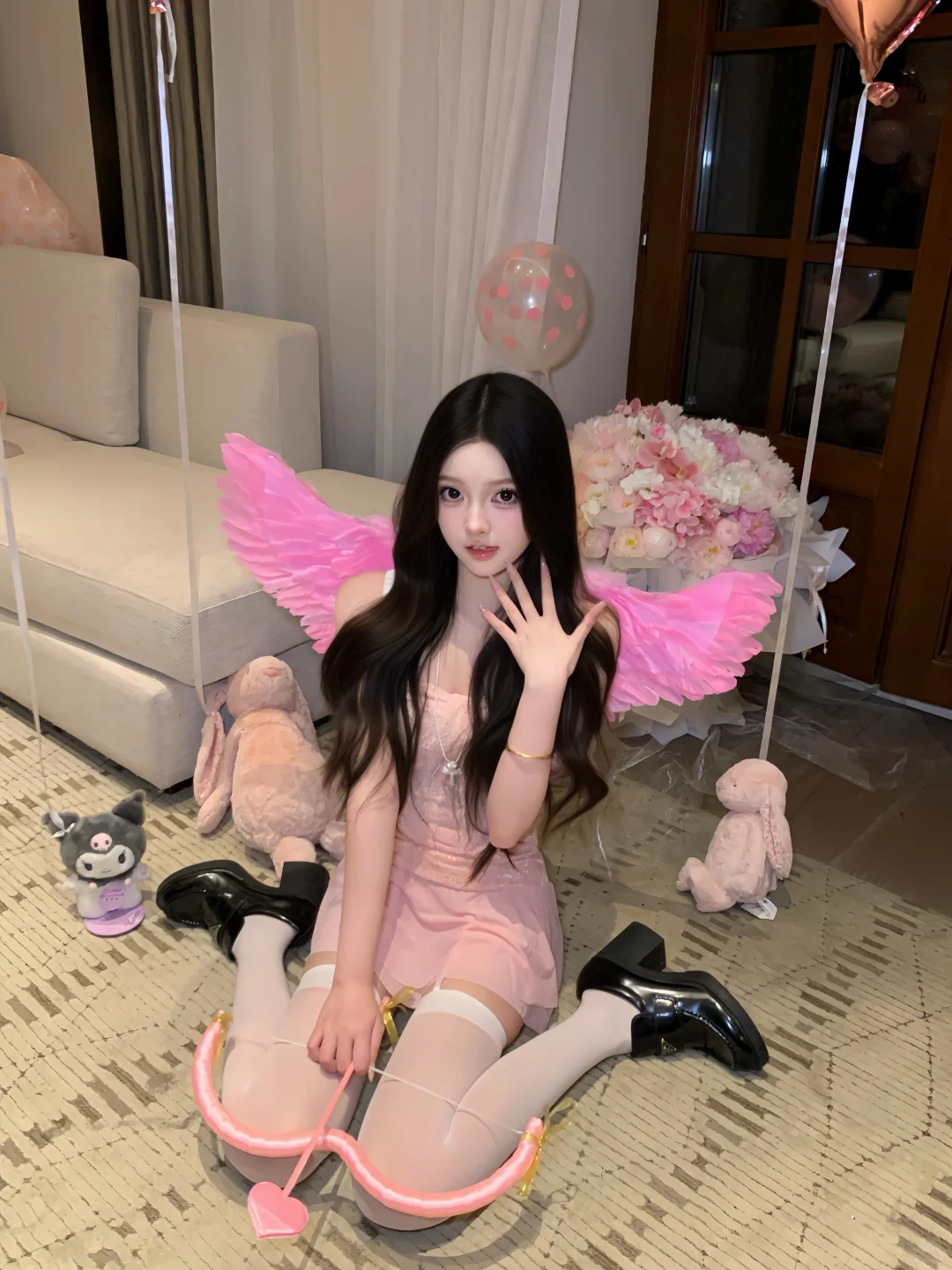 万圣节之粉色丘比特💘