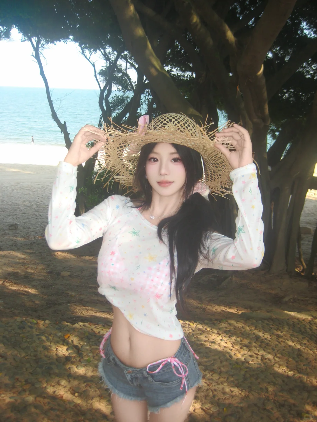 海边和野餐垫也太出片了吧!