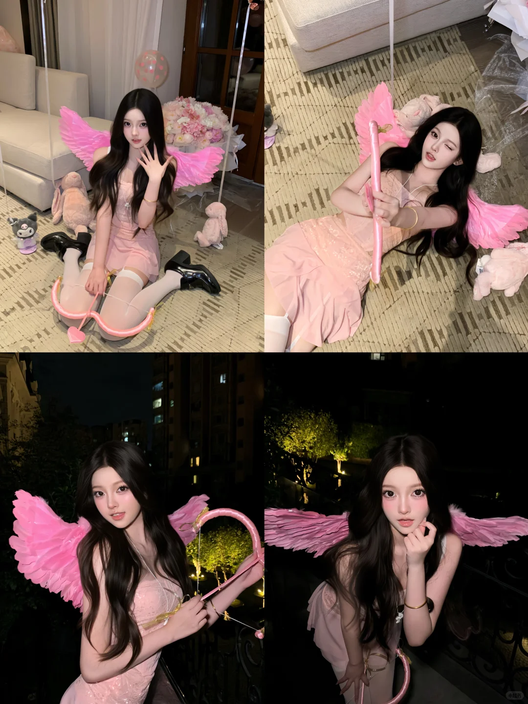 万圣节之粉色丘比特💘