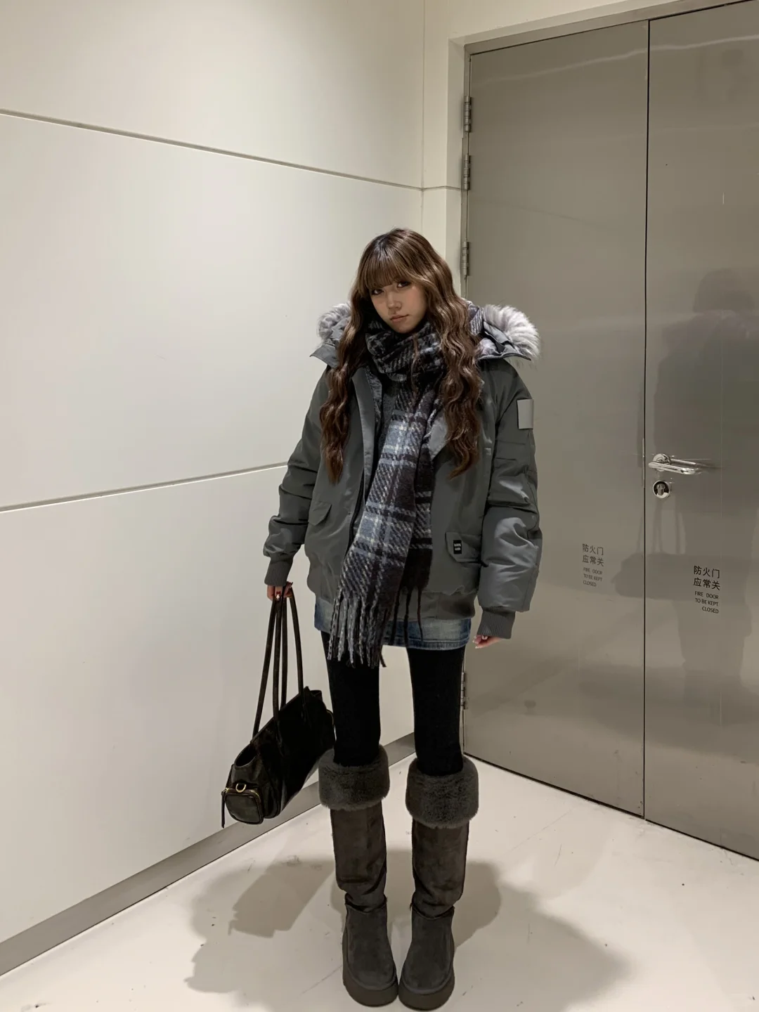 一周穿搭合集 冬季早八美式灵感～