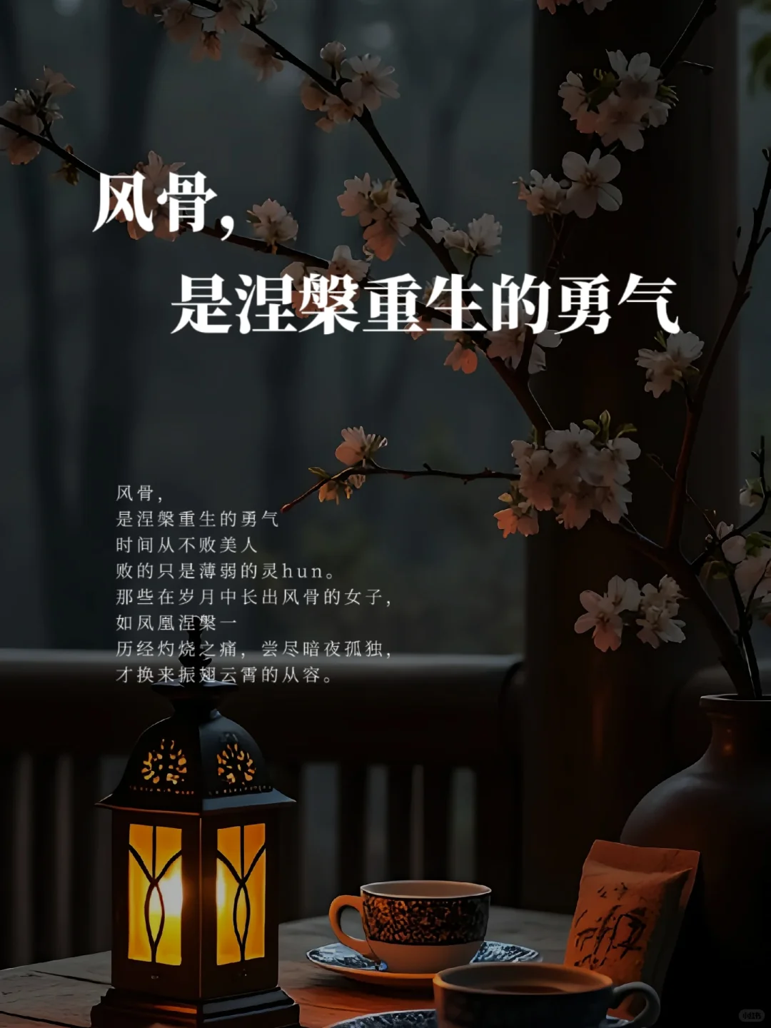 女人有了风骨，便是人间尤物
