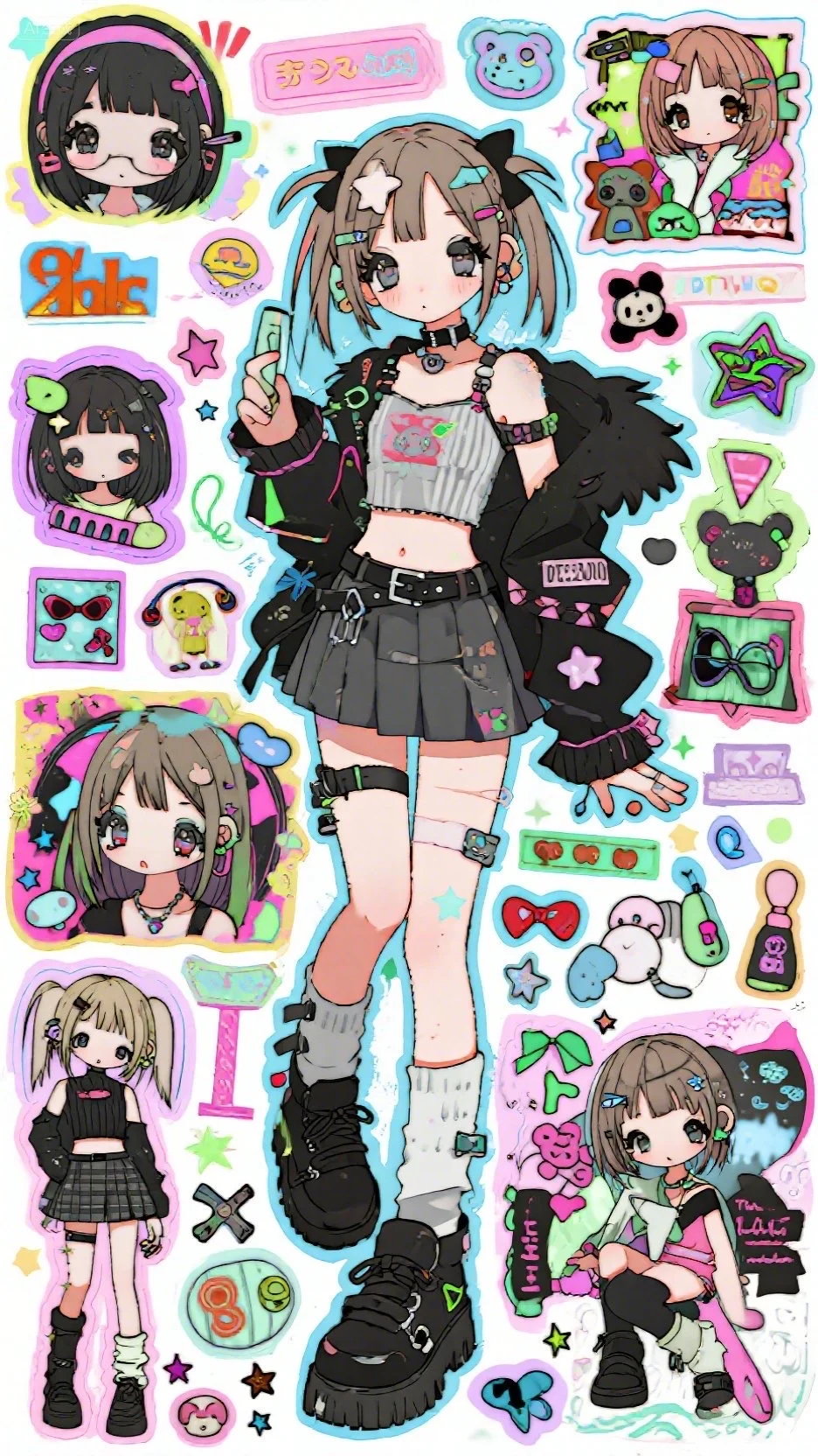 Y2K甜酷穿搭｜把彩色👗活力穿在身上