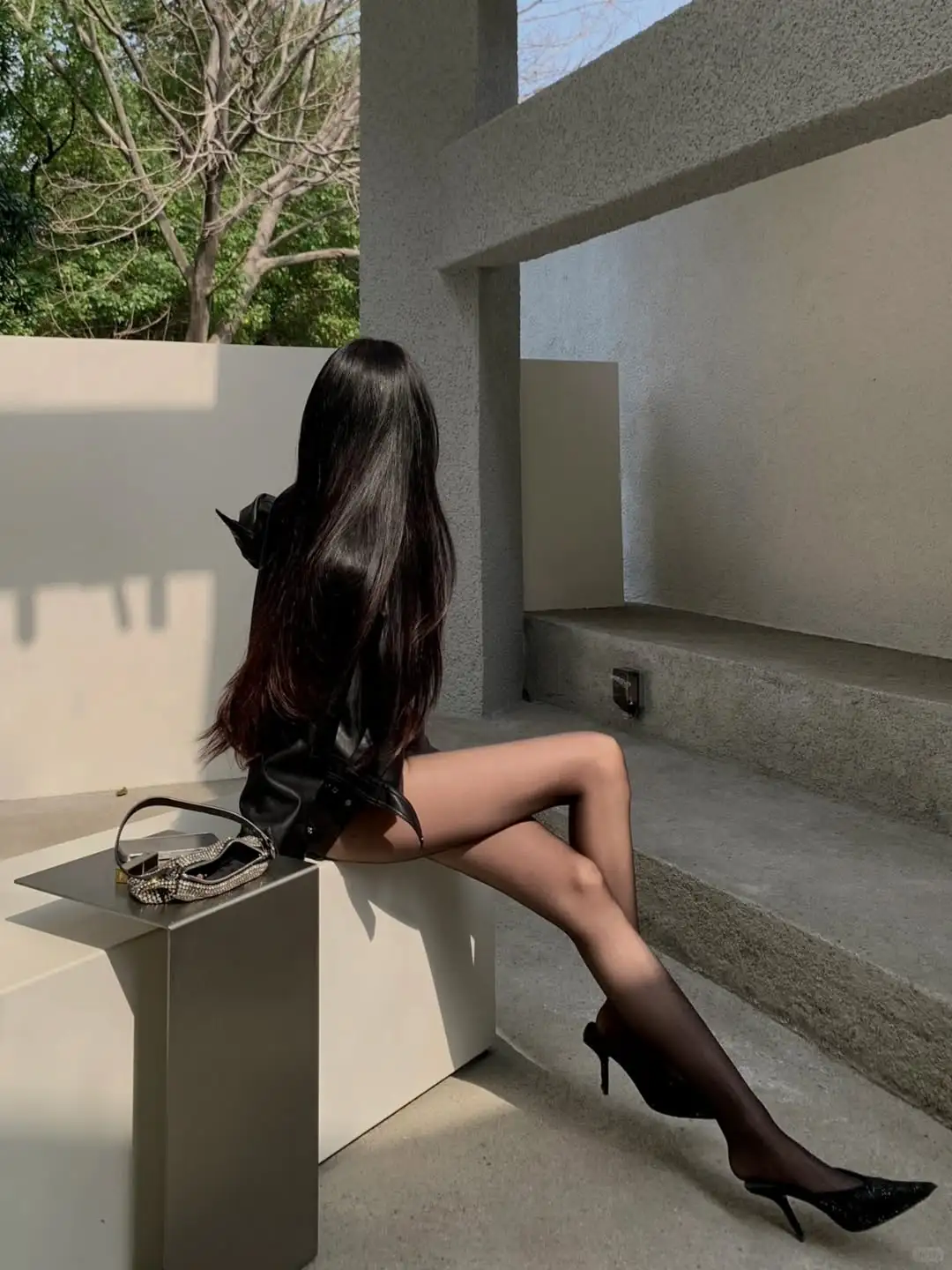 黑丝和初秋真的绝配🖤