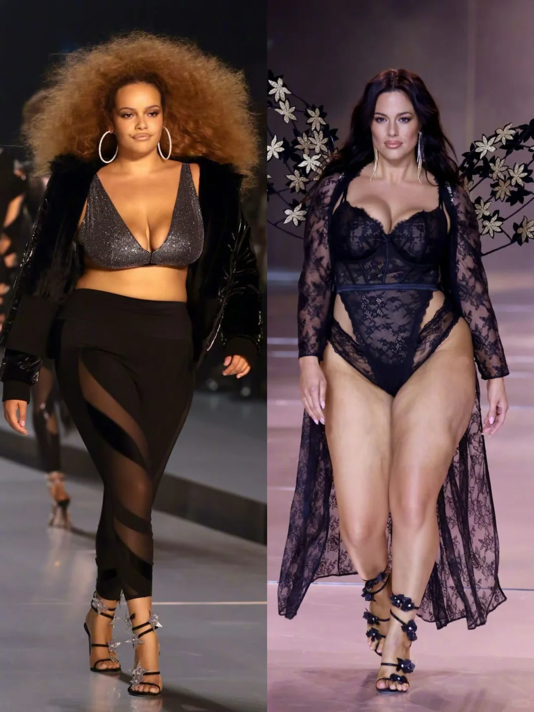 维密秀首批大码模特,但她们的脸还是小的!