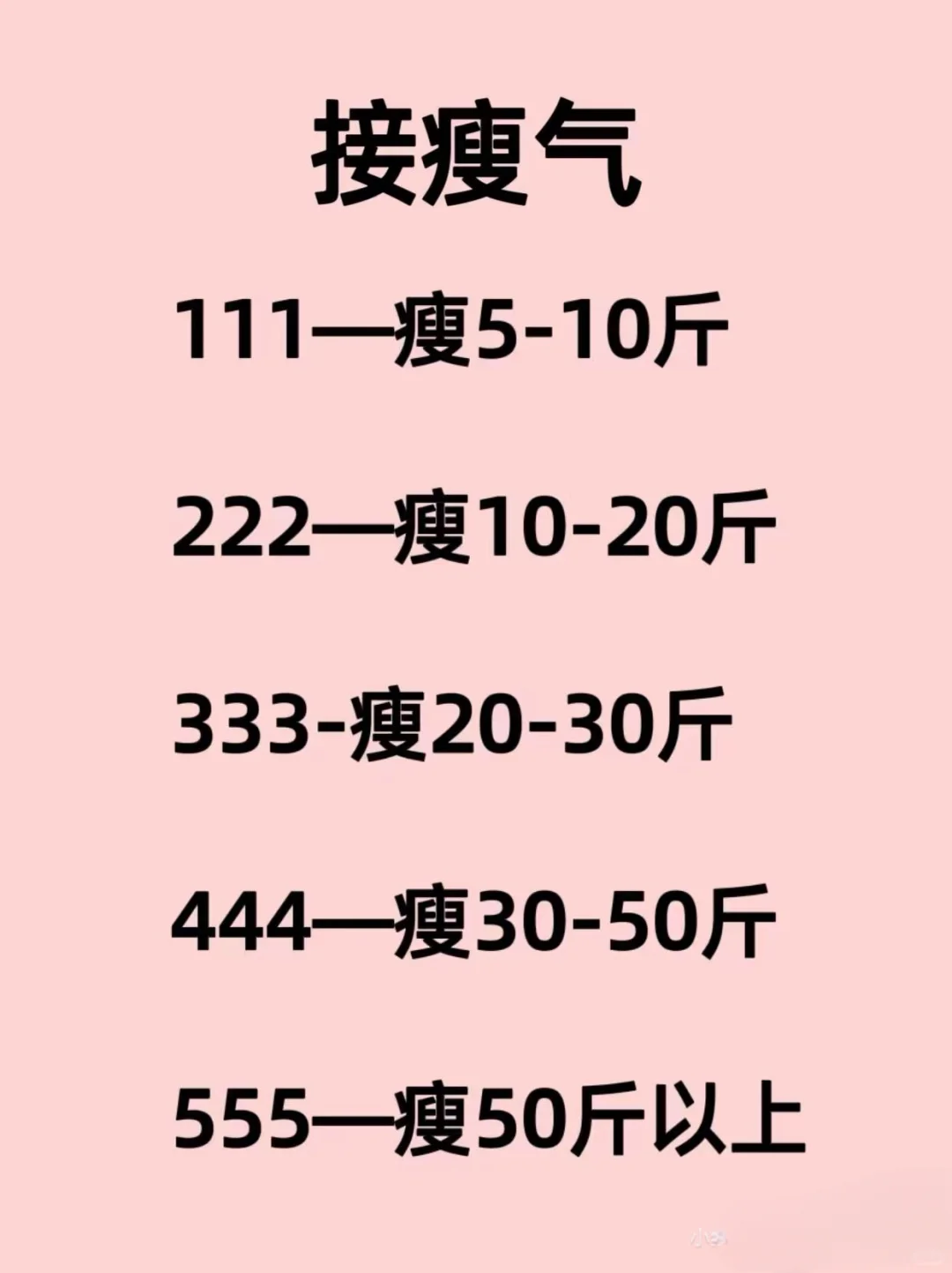体重下降的60个冷知识🫶