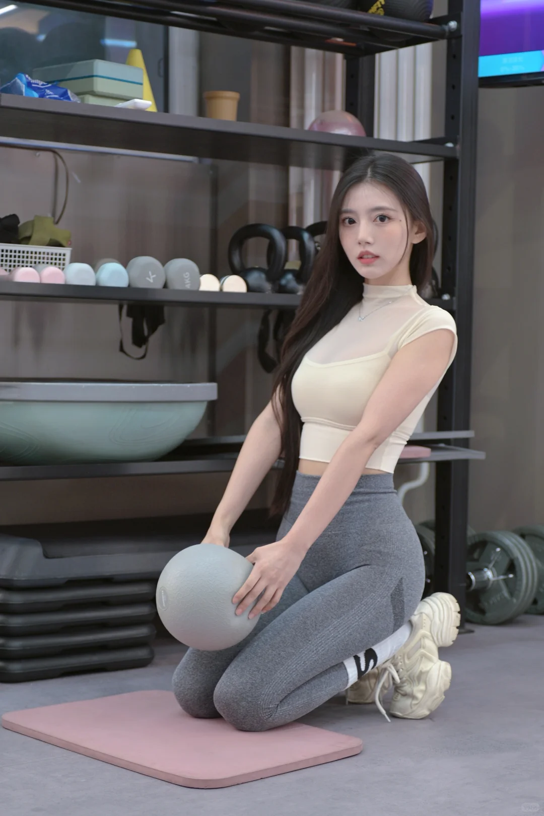 瑜伽球 拍一下吧～📸
