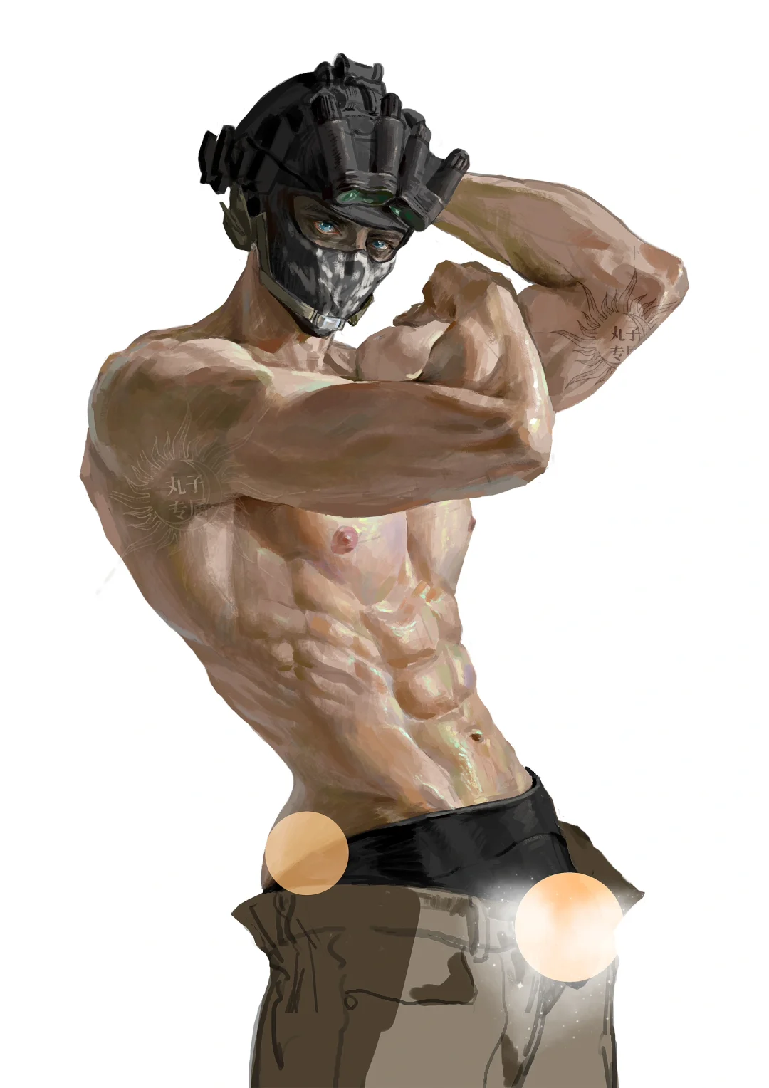 给室友画的无偿👩🍳和室友做的物料展