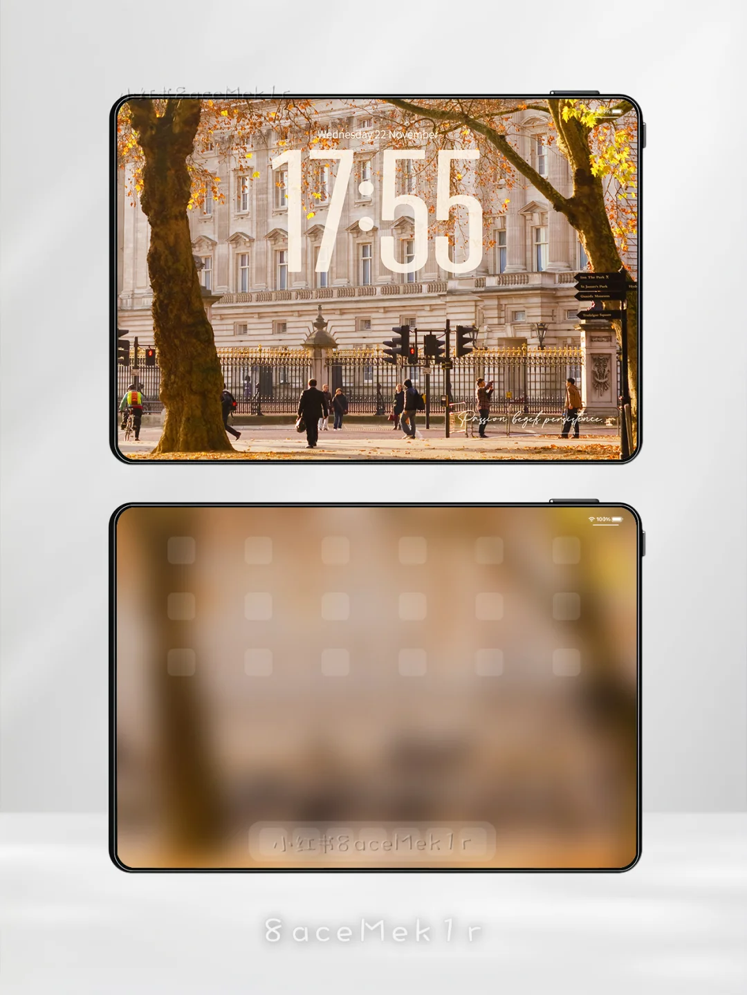 秋意邂逅.iPad壁纸 秋日漫步伦敦