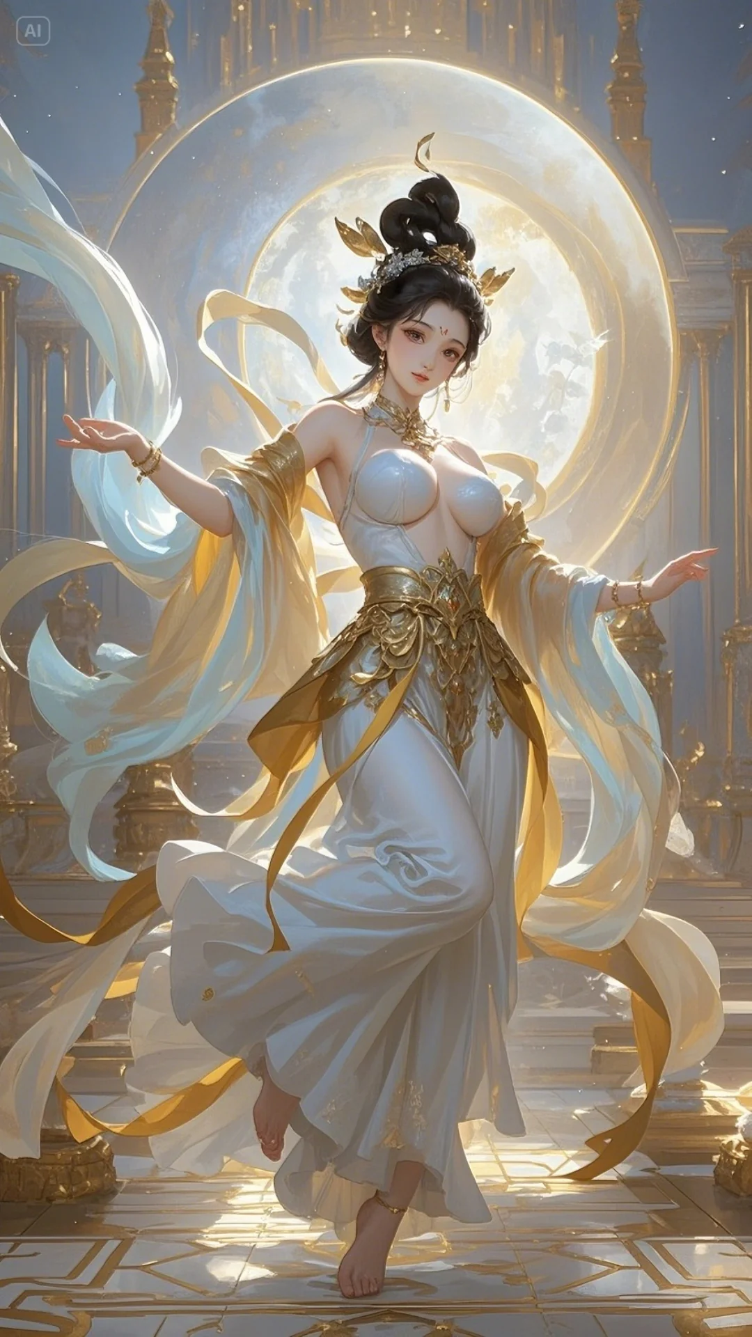 居然说我这套图违规,难道嫦娥要穿羽绒服么