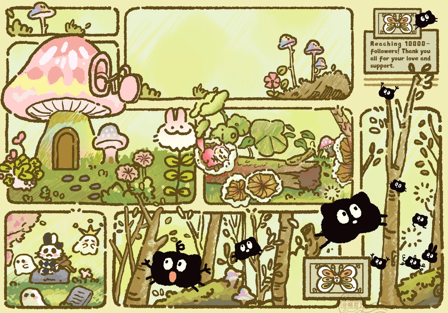 iPad壁纸|绿野仙踪梦境🍄魔法森林🍄