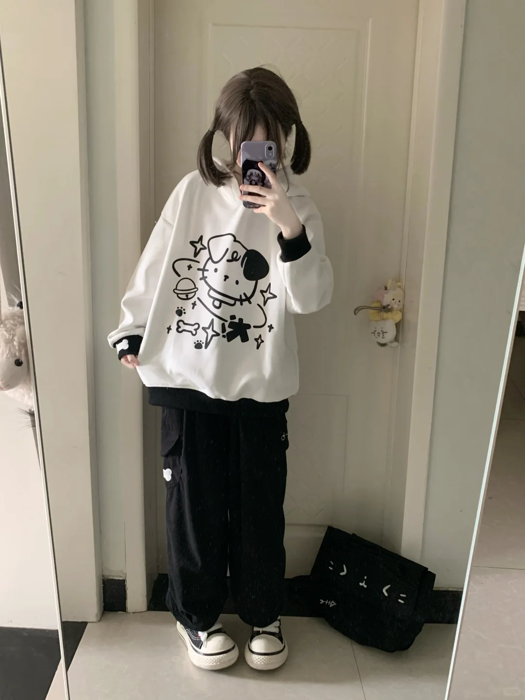 宅妹一周不露腿穿搭合集！！(´･ω･`)