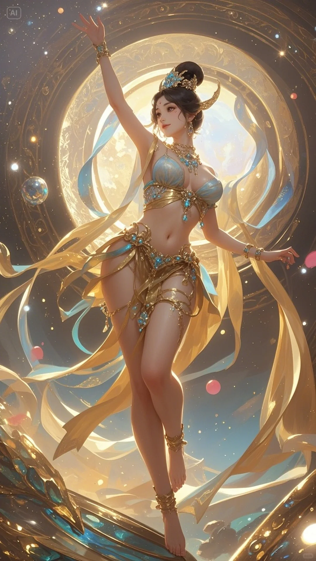 居然说我这套图违规,难道嫦娥要穿羽绒服么
