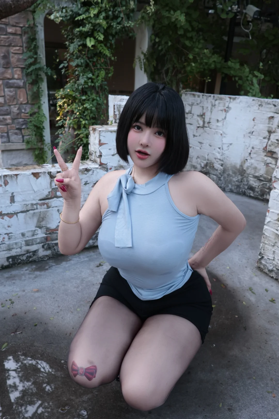 140斤微胖辣妹上海出片宝地打卡