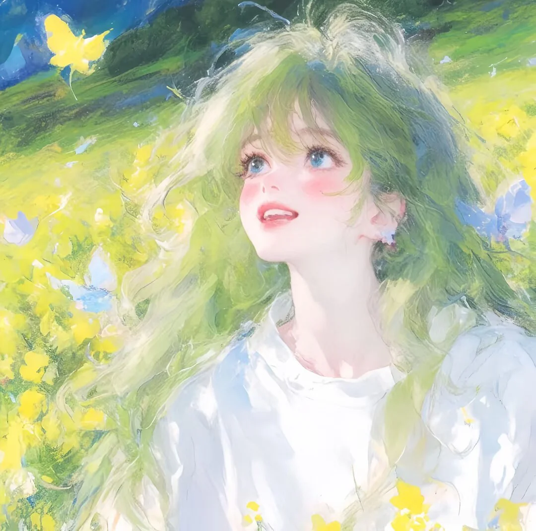 wechat/油画风少女感女头