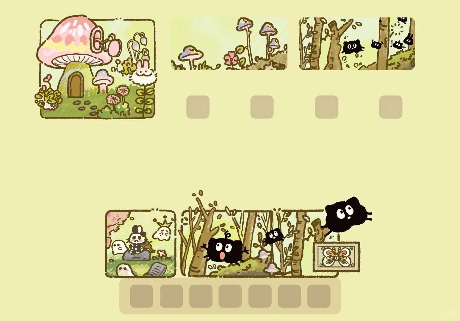 iPad壁纸|绿野仙踪梦境🍄魔法森林🍄