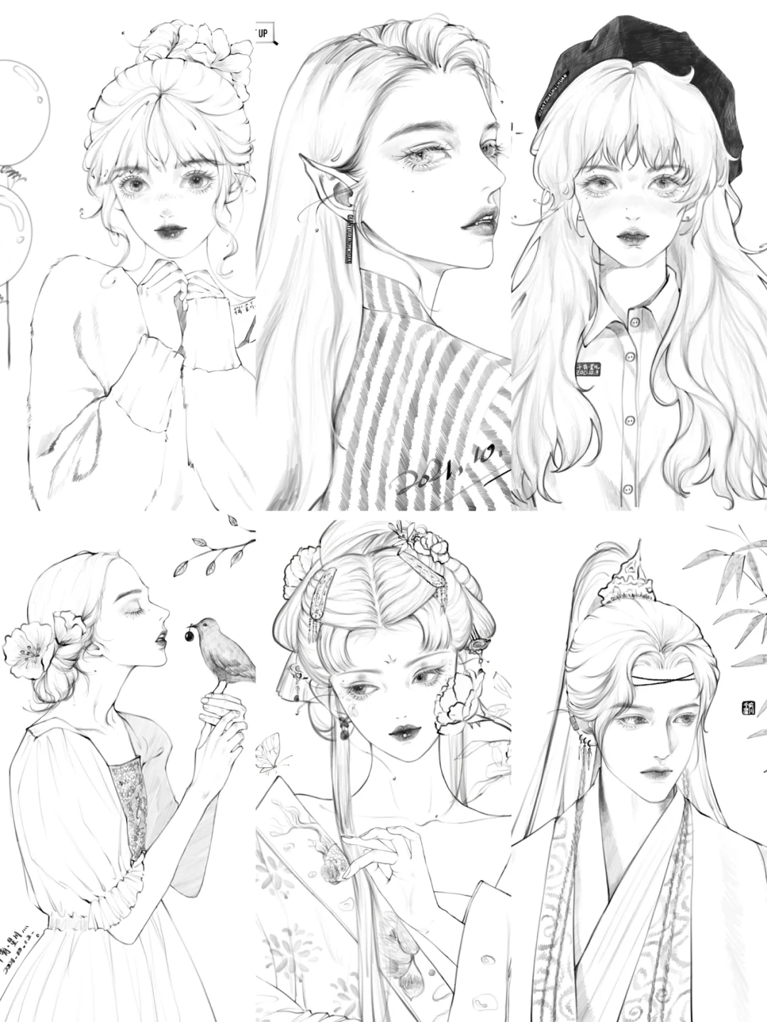 我的线稿,喜欢吗?