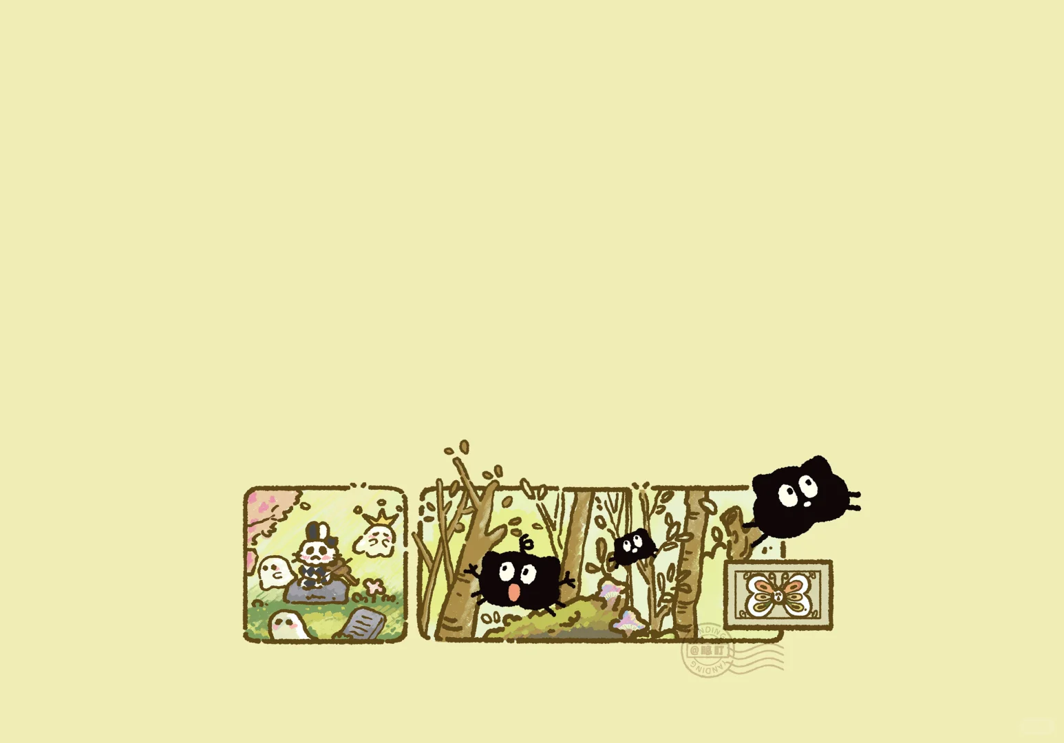 iPad壁纸｜绿野仙踪梦境🍄魔法森林🍄