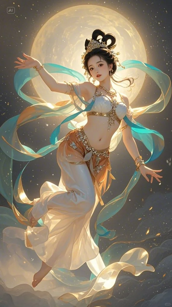 居然说我这套图违规,难道嫦娥要穿羽绒服么