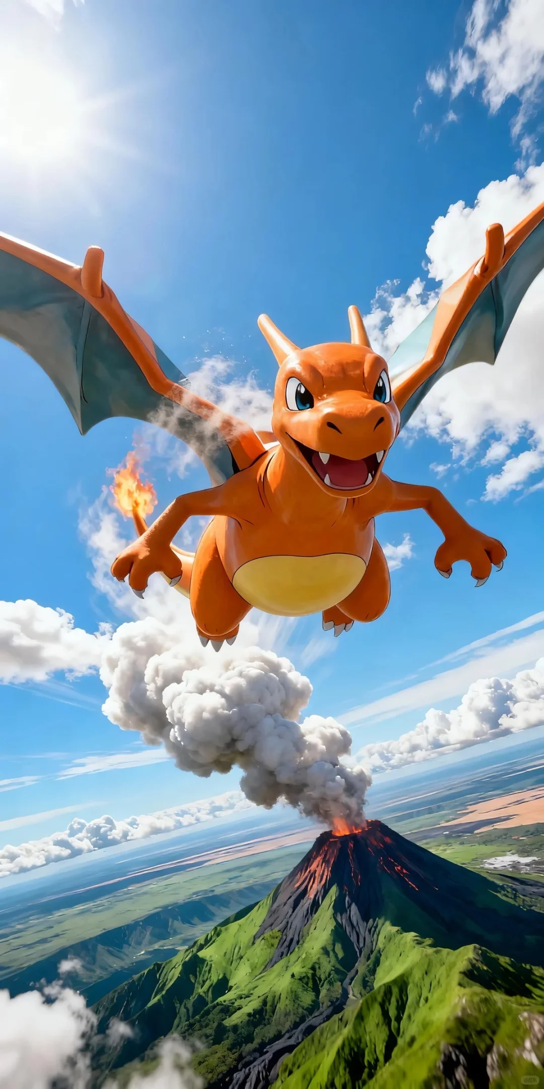 iOS26 喷火龙 3D空间壁纸