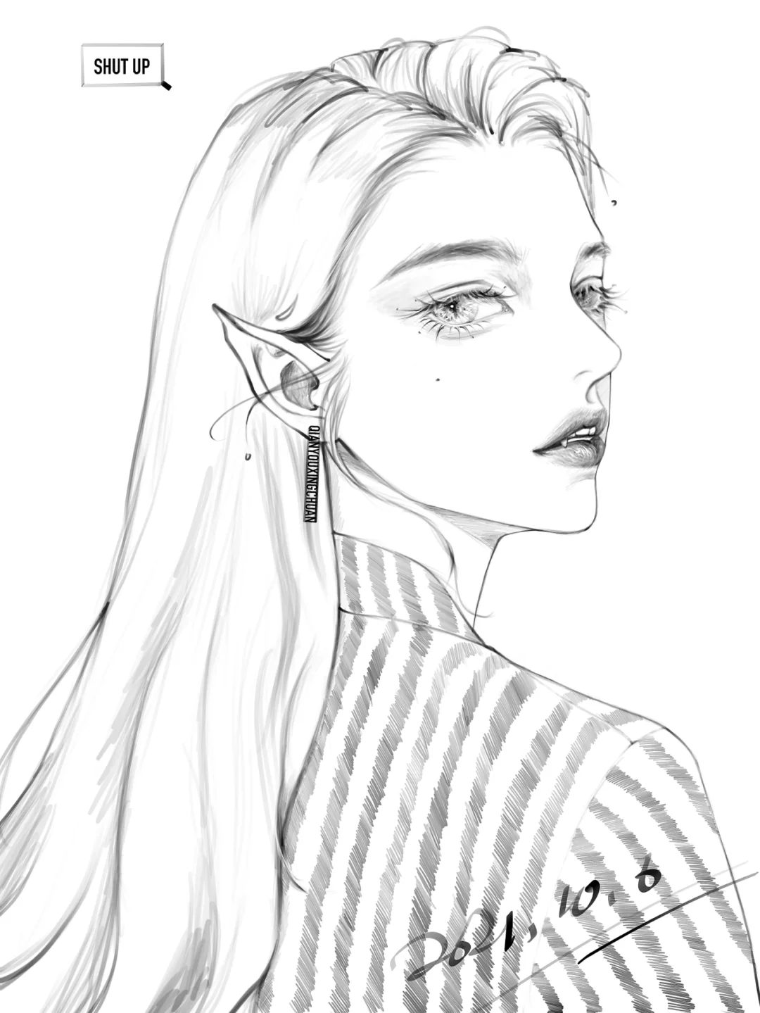 我的线稿,喜欢吗?